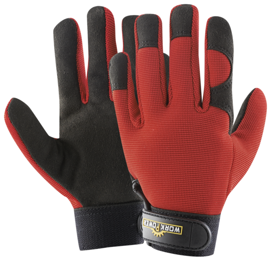 Kinder-Schutzhandschuh Fidel rot (12er-VPE)