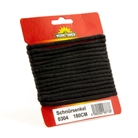 * Workpower Schuhband 2 Stück schwarz Länge 180cm Ansicht 1