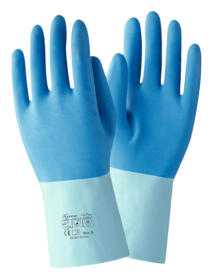 Latexhandschuh blau (6er-VPE)