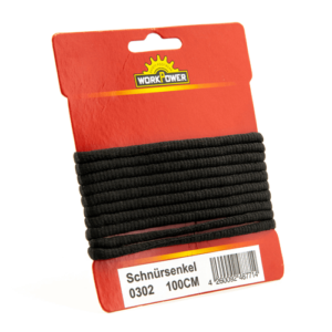 Schuhband in schwarz von Workpower